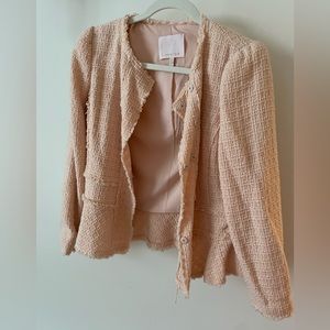 Tweed pink blazer